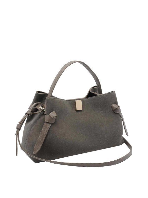 YUZEFI: Handtaschen online - Shopper - Grau