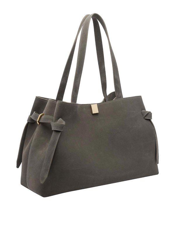 YUZEFI: Handtaschen online - Shopper - Grau