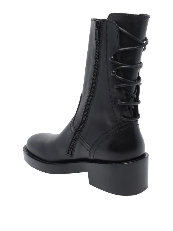 アンクルブーツ - 黒 shop online: ANN DEMEULEMEESTER