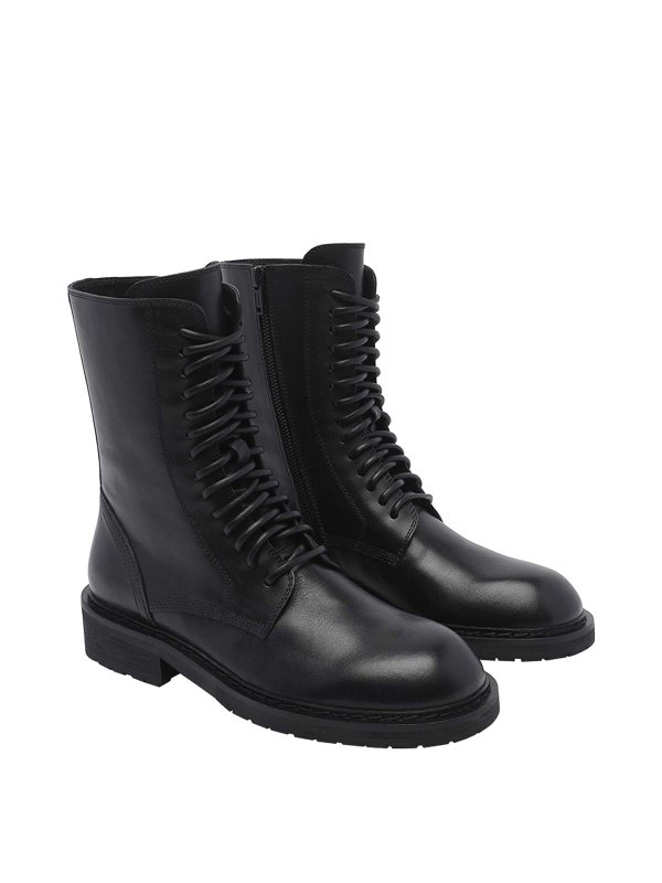 ANN DEMEULEMEESTER: ブーティー online - アンクルブーツ - 黒