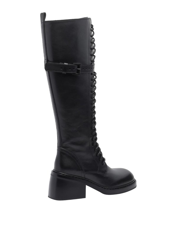 The Best Shops ANN DEMEULEMEESTER: ブーツ - ブーツ - 黒