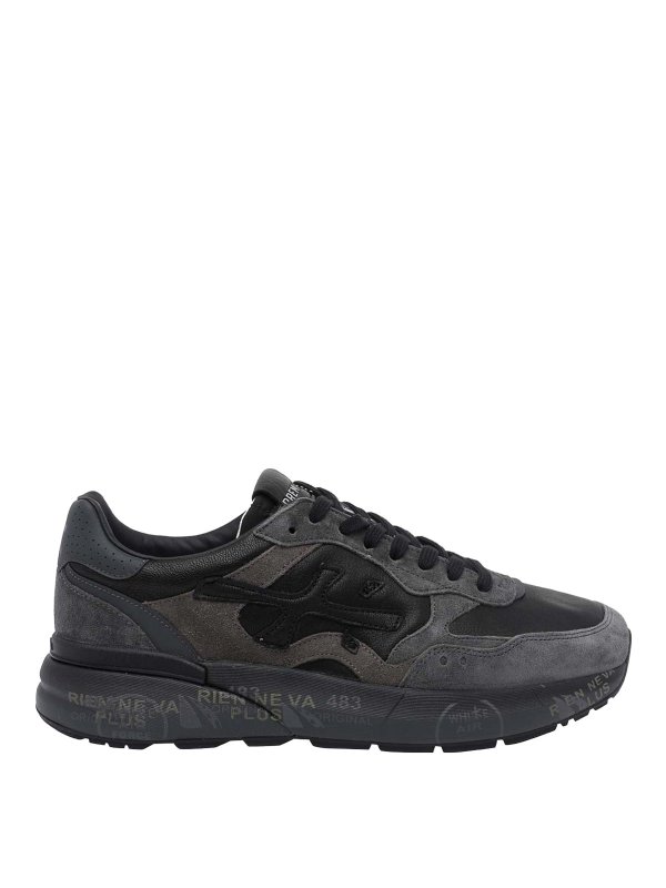 PREMIATA: Chaussures de sport - Baskets - Gris