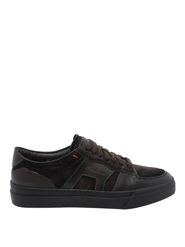 SANTONI: スニーカー - スニーカー - ブラウン