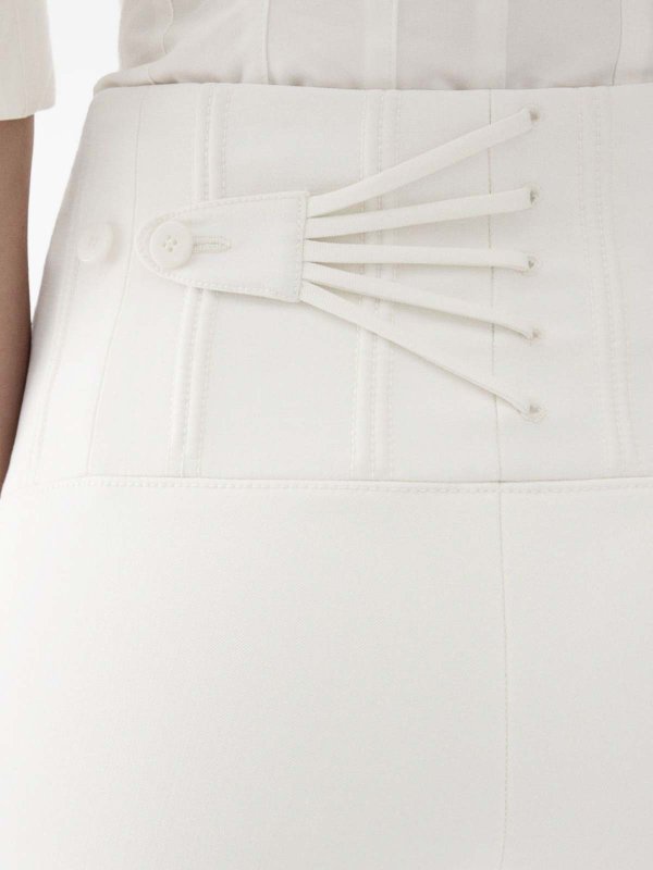 カジュアルパンツ - 白 shop online: JACQUEMUS