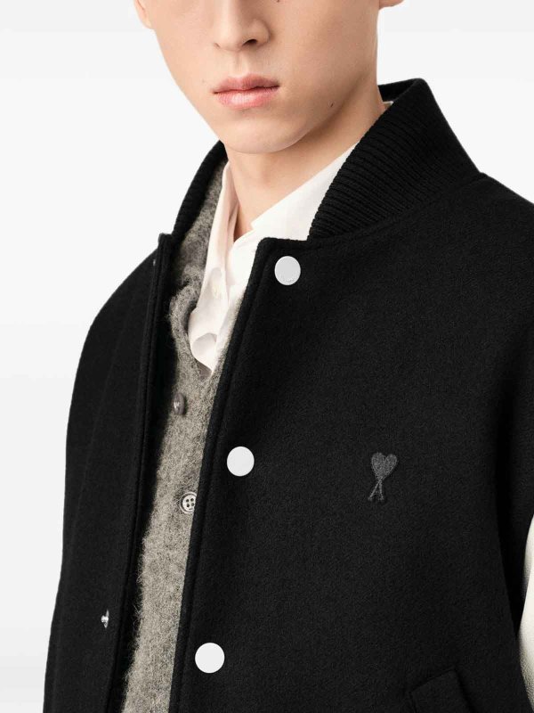 ボンバージャケット - 黒 shop online: AMI PARIS