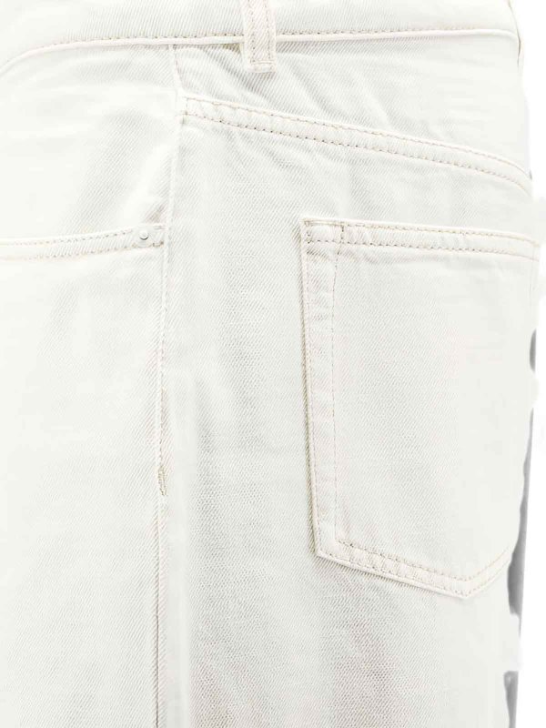 The Best Shops AMI PARIS: Jeans Rectos - Vaqueros Rectos - Beis Claro