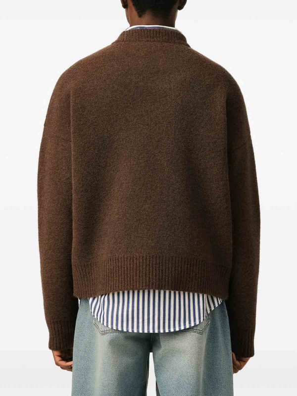AMI PARIS buy online クルーネック - ブラウン