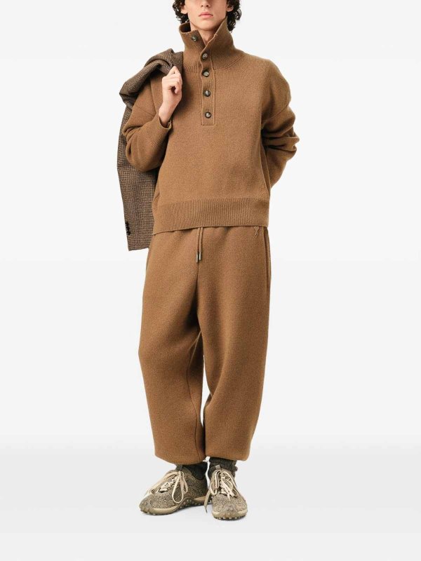The Best Shops AMI PARIS: crew necks - Wool High-Neck Sweater