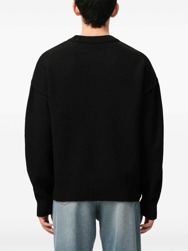 AMI PARIS: クルーネック online - クルーネック - 黒