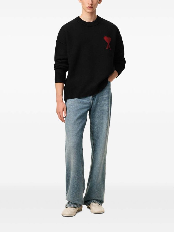 AMI PARIS buy online クルーネック - 黒