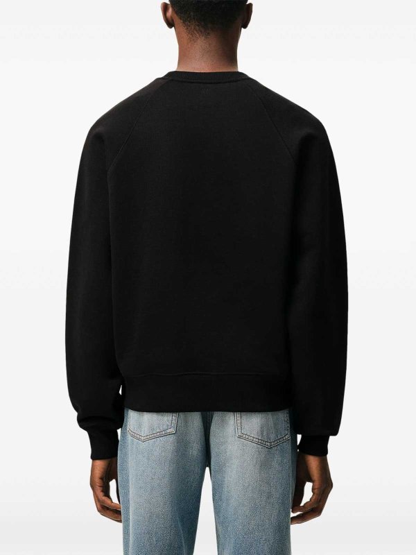 スウェットシャツ/セーター - 黒 shop online: AMI PARIS