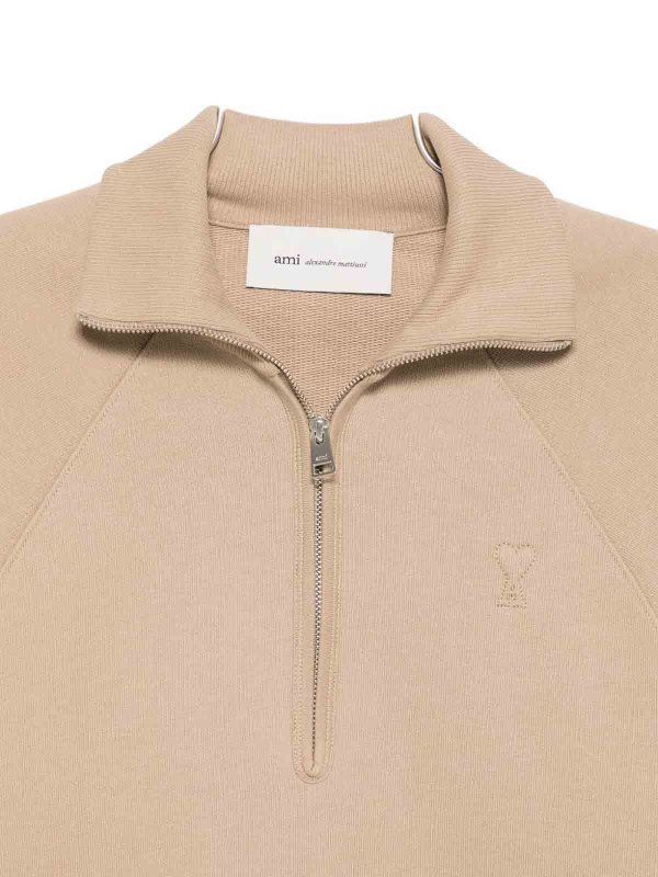 AMI PARIS: スウェット＆セーター online - スウェットシャツ/セーター - ベージュ