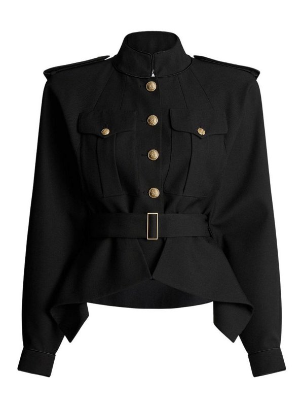 Balmain: Blazer - Blazer - Schwarz