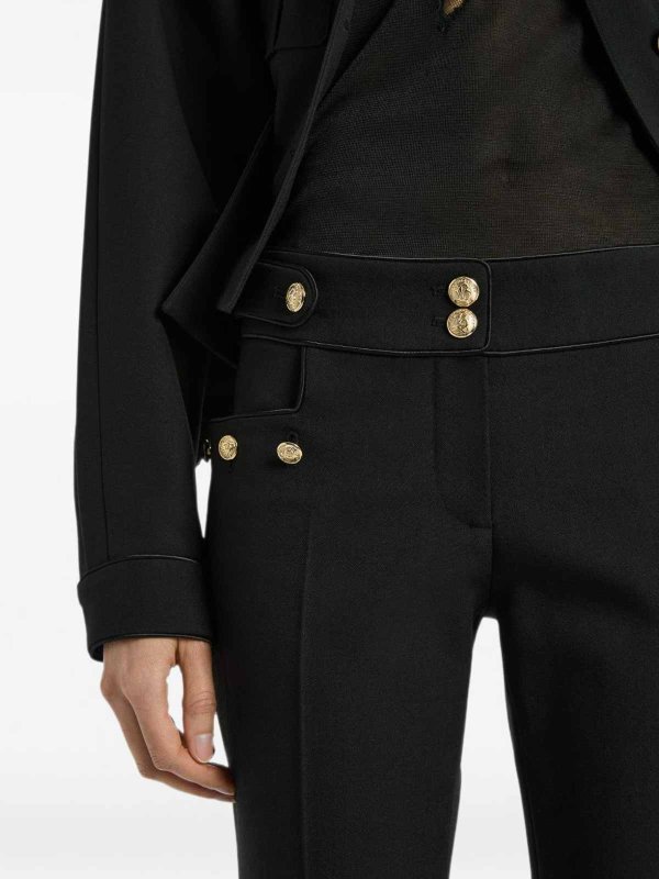 Balmain: casual trousers online - Wool Trousers