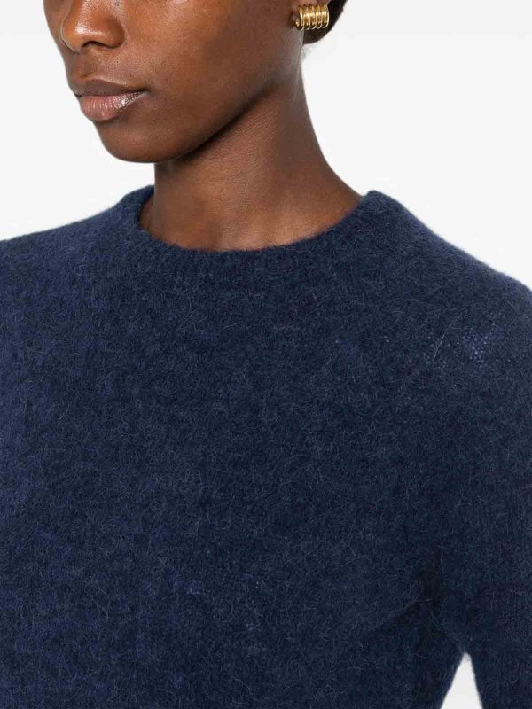 BASE buy online クルーネック - ダークブルー