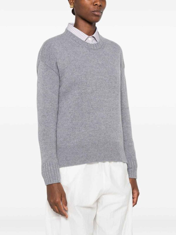 BASE buy online Suéter Cuello Redondo - Gris