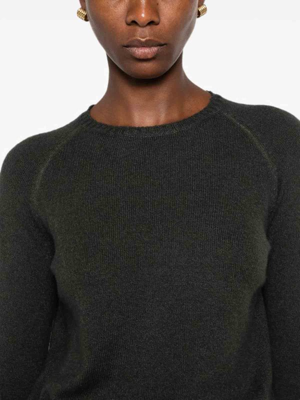 BASE buy online クルーネック - ダークグリーン