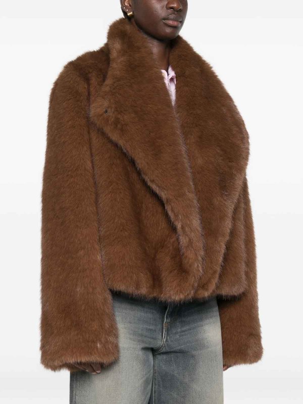 The Best Shops B&B COUTURE: Pelz und Shearling - Pelz - Braun