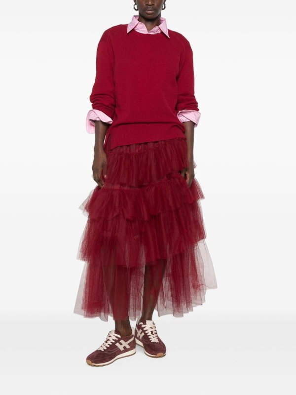 Rundhalspullover - Rot shop online: BE YOU