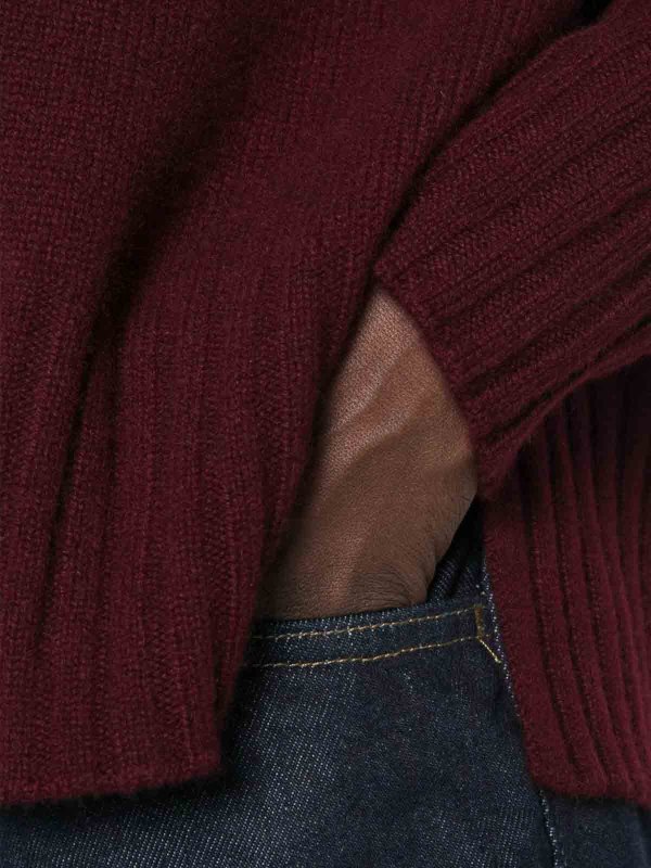 The Best Shops BE YOU: Col roulé & Col polo - Pull Col Roulé - Bordeaux