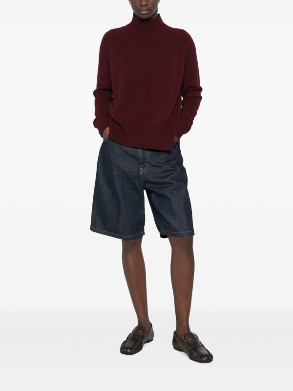 Pull Col Roulé - Bordeaux shop online: BE YOU