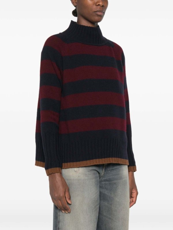 The Best Shops BE YOU: Rollkragenpullover  und Polo-Ausschnitt - Rollkragenpullover - Bordeaux
