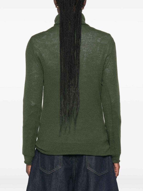 Rollkragenpullover - Dunkelgrün shop online: BE YOU