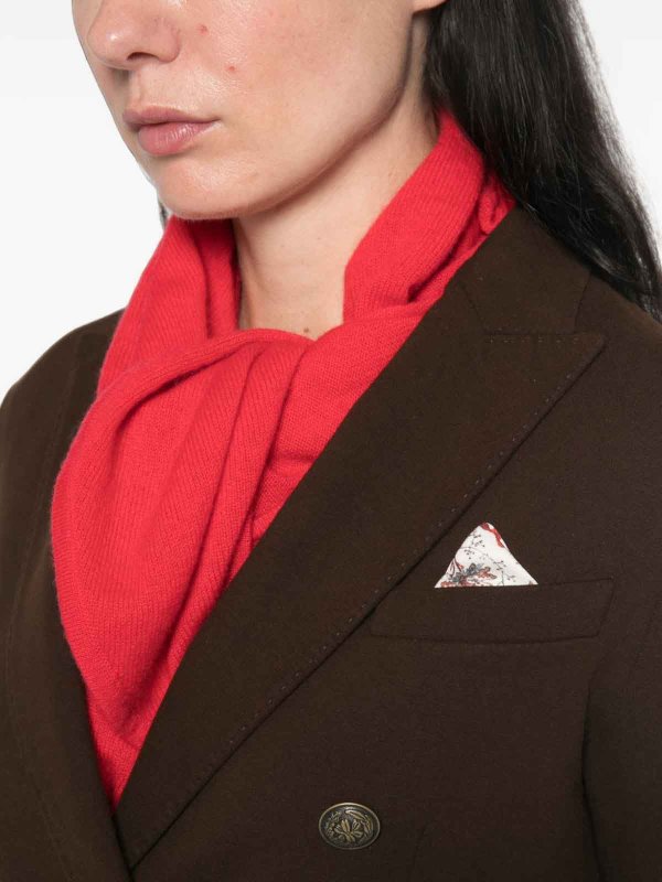 CIRCOLO 1901: blazers online - Cotton Double-Breasted Jacket