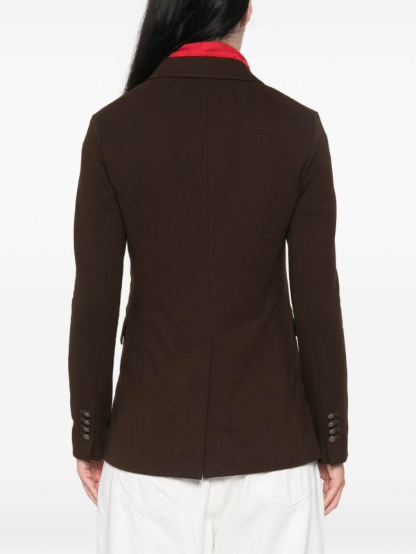 The Best Shops CIRCOLO 1901: blazers - Cotton Double-Breasted Jacket