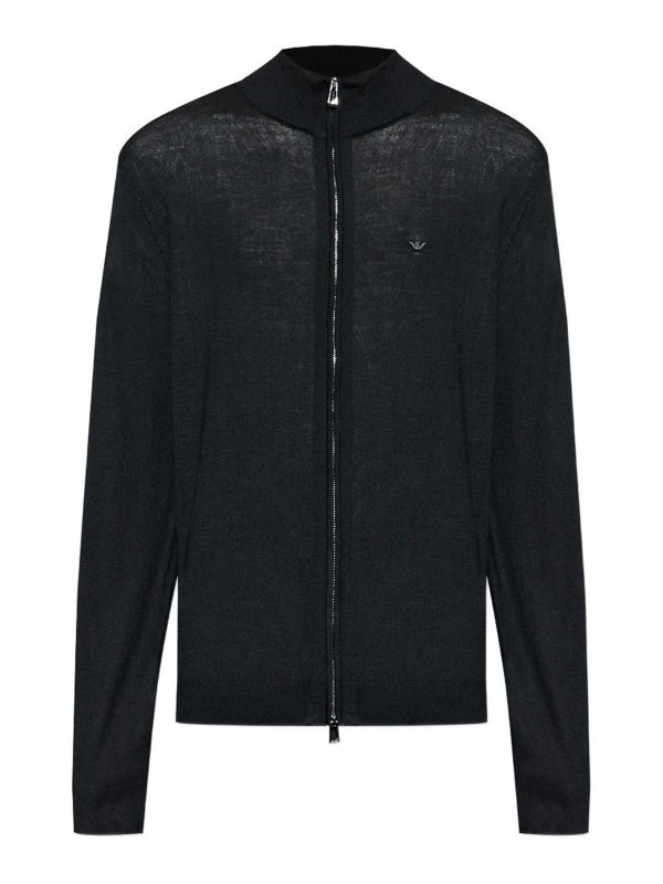 EMPORIO ARMANI: カーディガン - カーディガン - 黒
