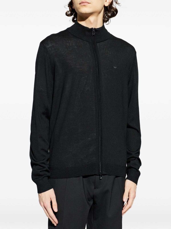 EMPORIO ARMANI: カーディガン online - カーディガン - 黒