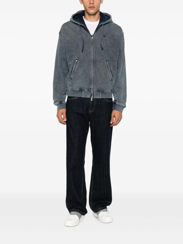 EMPORIO ARMANI: スウェット＆セーター online - スウェットシャツ/セーター - ダークブルー
