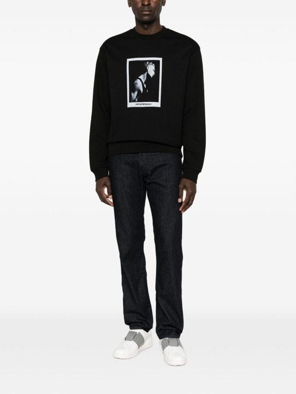 EMPORIO ARMANI: スウェット＆セーター online - スウェットシャツ/セーター - 黒
