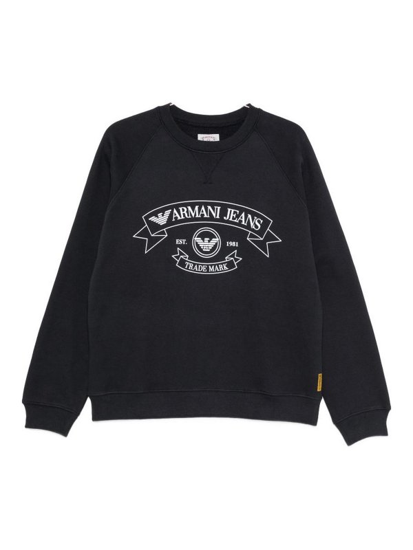 EMPORIO ARMANI: スウェット＆セーター - スウェットシャツ/セーター - ダークブルー