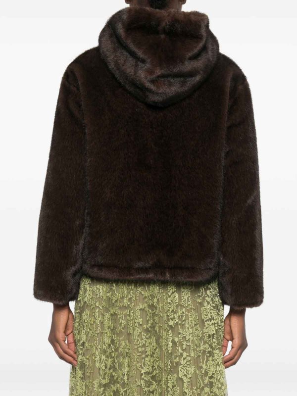 ERMANNO FIRENZE: Fur & Shearling Coats online - Faux-Fur Jacket