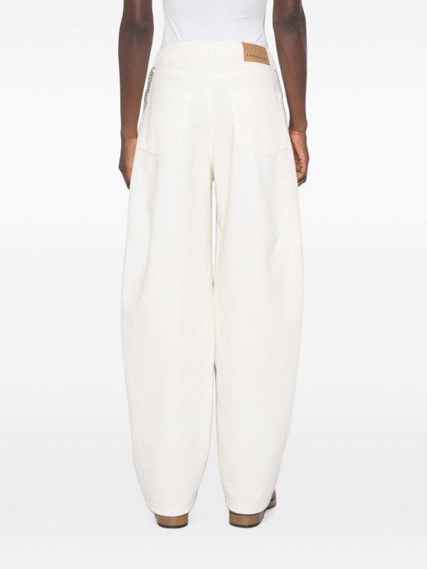 カジュアルパンツ - 白 shop online: ERMANNO FIRENZE