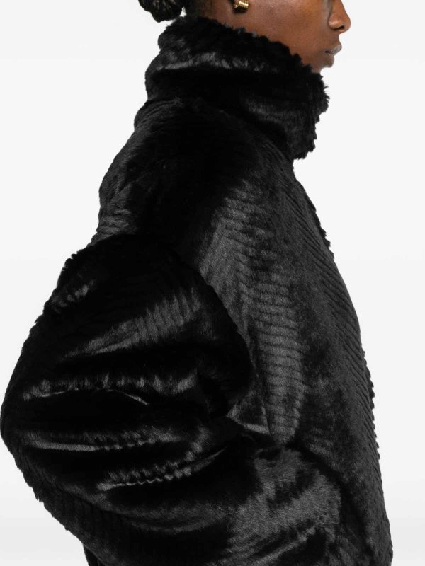 FORTE FORTE buy online ボンバージャケット - 黒