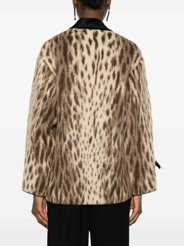 The Best Shops FORTE FORTE: blazers - Wool Blend Double-Breasted Jacket