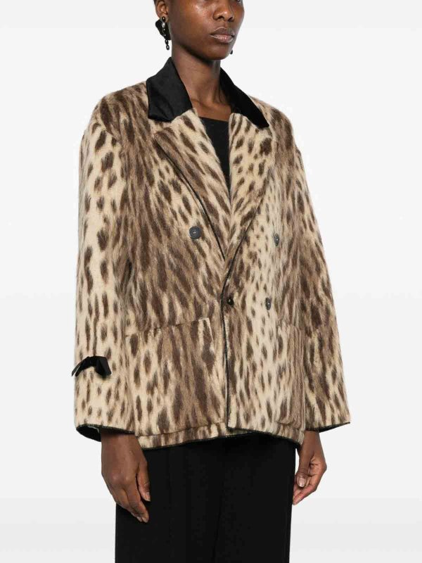 FORTE FORTE buy online Wool Blend Double-Breasted Jacket