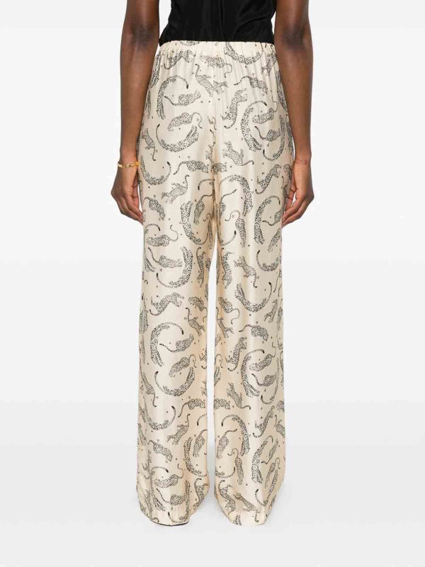 The Best Shops FORTE FORTE: casual trousers - Printed Drawstring Trousers