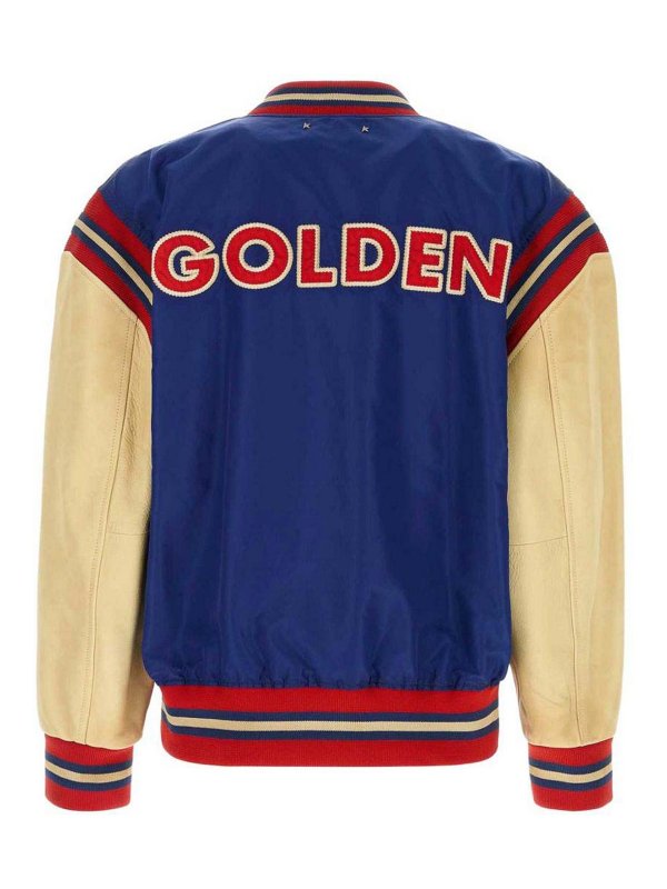 GOLDEN GOOSE: ボンバージャケット online - ボンバージャケット - ダークブルー