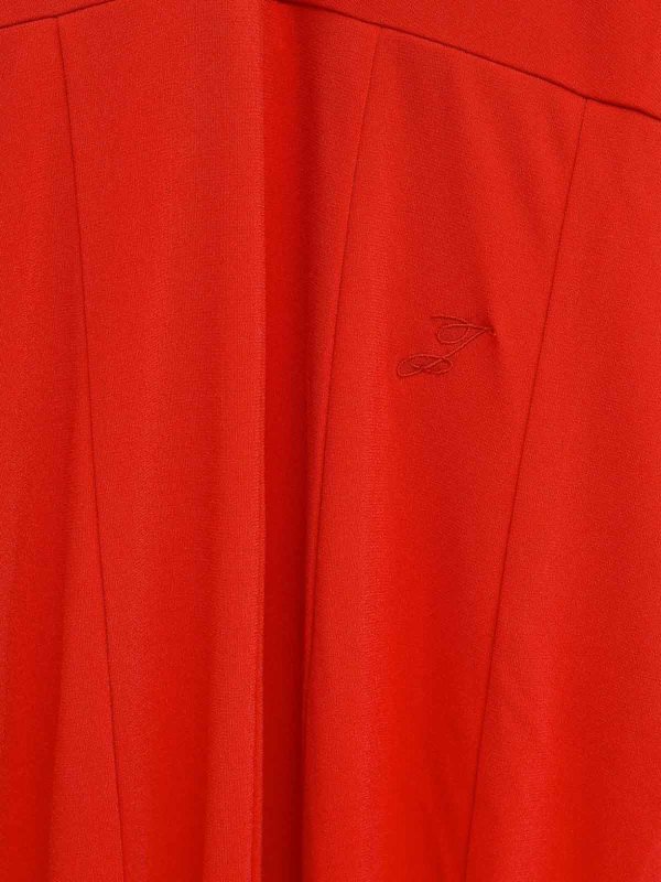 JACQUEMUS: ニーレングスドレス online - 膝丈ドレス - 赤