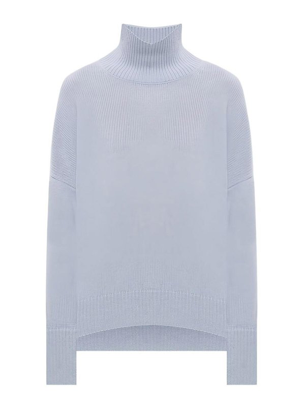 LISA YANG: Rollkragenpullover  und Polo-Ausschnitt - Rollkragenpullover - Hellblau