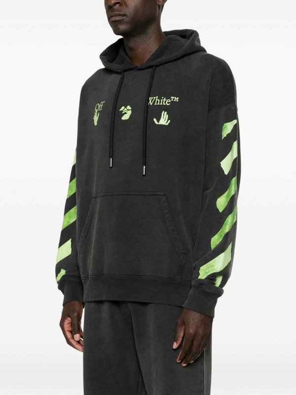 スウェットシャツ/セーター - 黒 shop online: OFF-WHITE