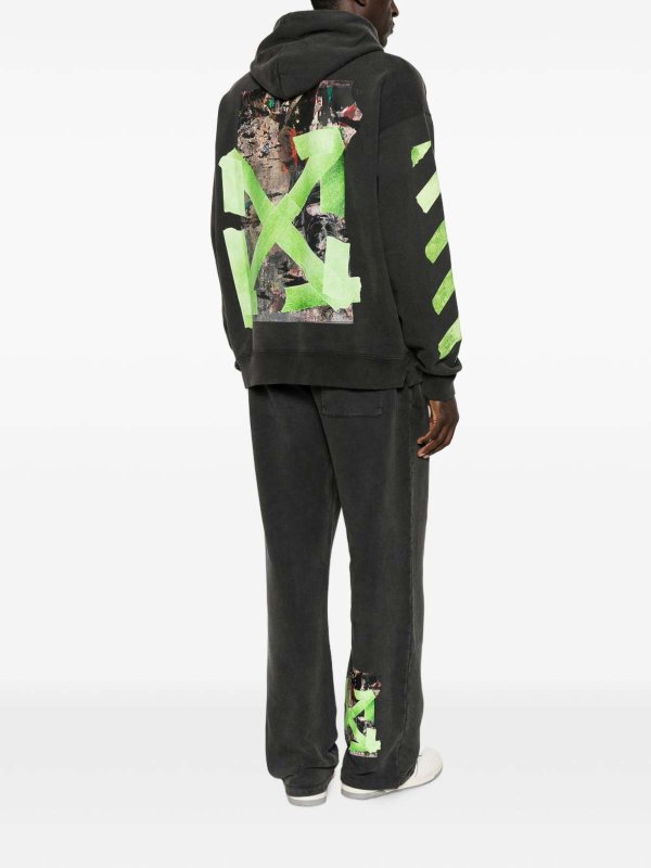 The Best Shops OFF-WHITE: スウェットパンツ - トラックスーツ ボトムス - 黒