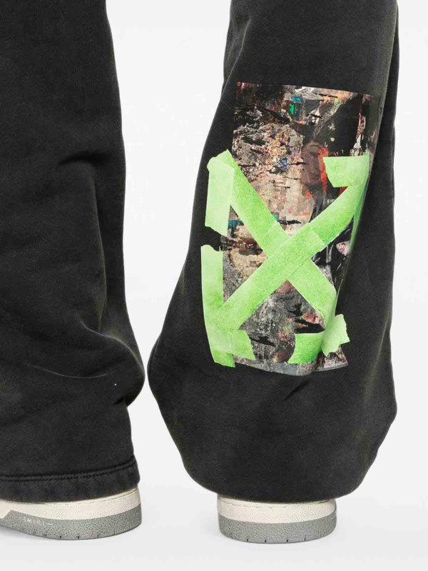 トラックスーツ ボトムス - 黒 shop online: OFF-WHITE