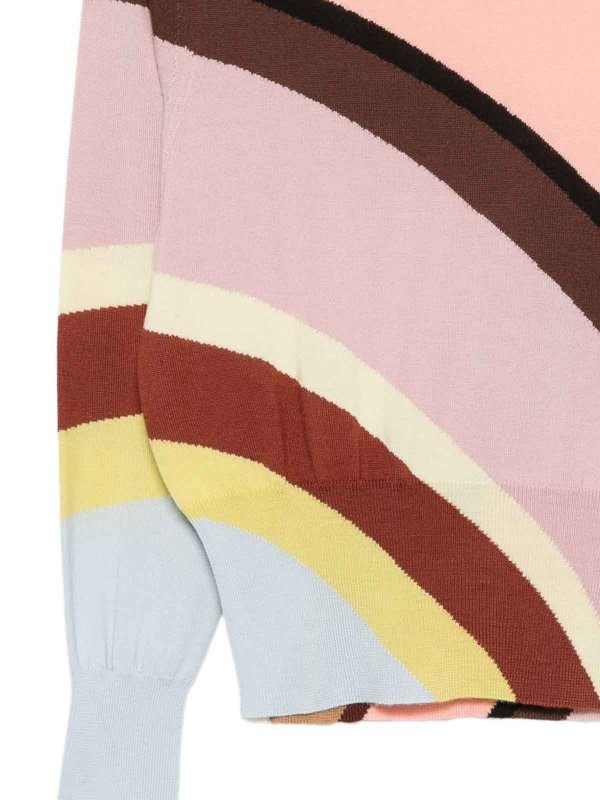 PAUL SMITH: Strickpullover mit Rundhalsausschnitt online - Rundhalspullover - Bunt