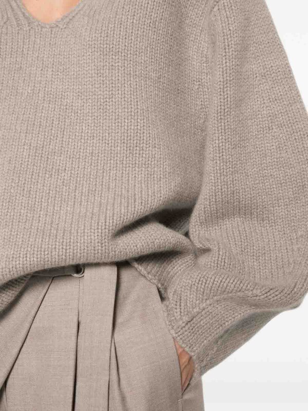 SOFT GOAT buy online V-Pullover - Beige