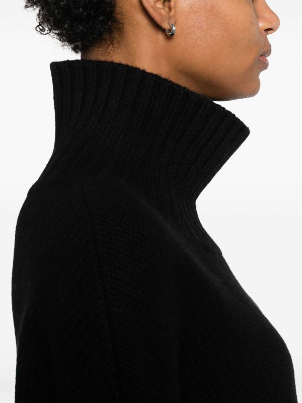 Pull Col Roulé - Noir shop online: SOFT GOAT
