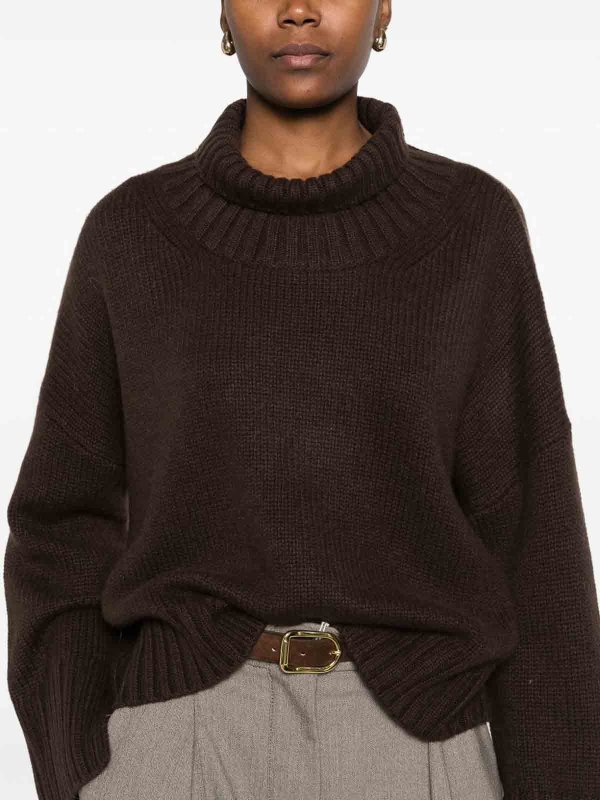 The Best Shops SOFT GOAT: Rollkragenpullover  und Polo-Ausschnitt - Rollkragenpullover - Braun